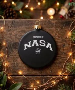 andre wisdom property of nasa black ornament