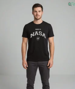 andre wisdom property of nasa black tshirt male 1