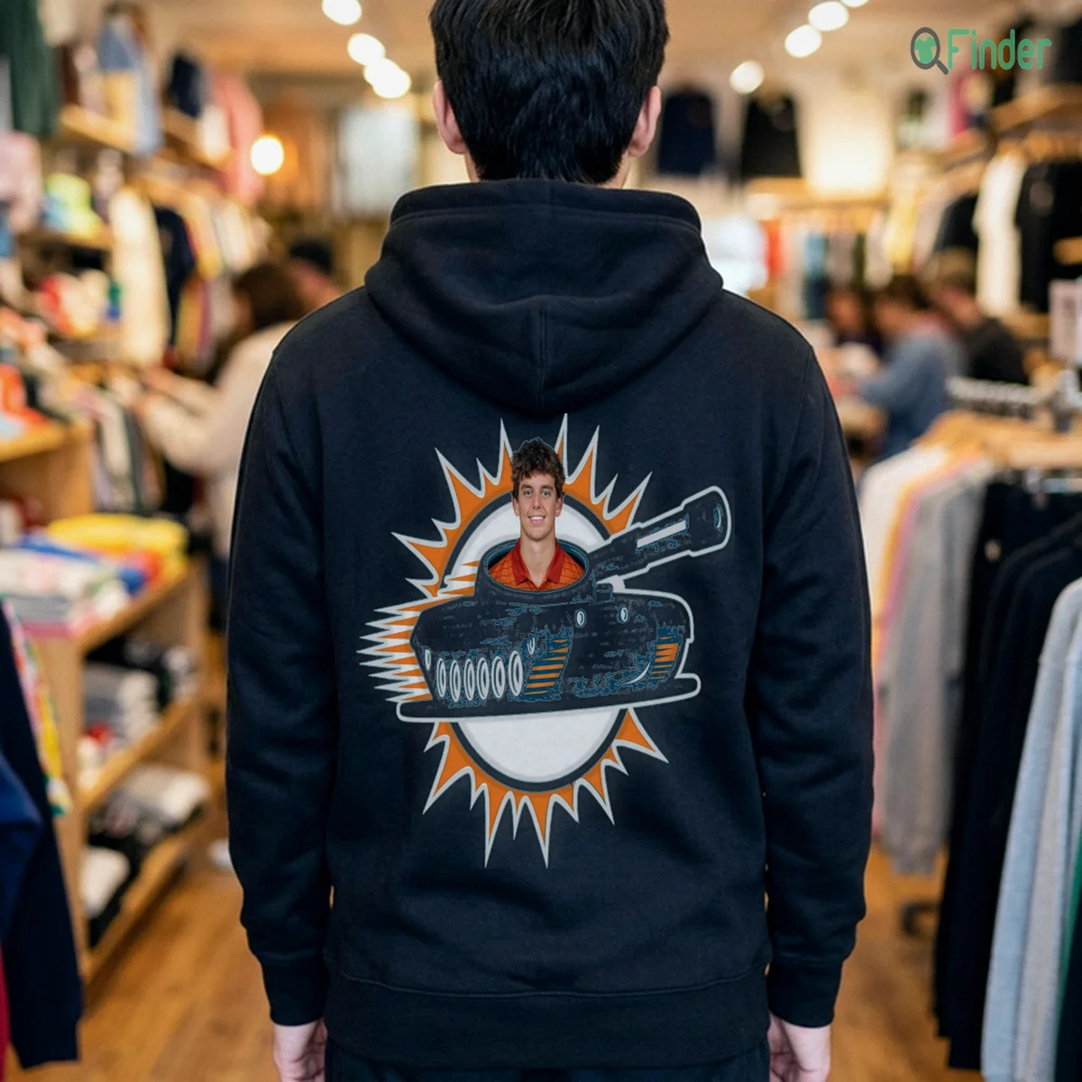 arch manning tank miami dolphins hoodie black back arch manning tank miami dolphins hoodie black back