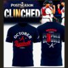 atlanta braves 2026 mlb postseason clinched graphic 3d t shirt 1