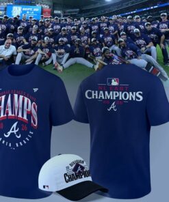 atlanta braves 2026 nl east division champions navy baseball t shirt 1