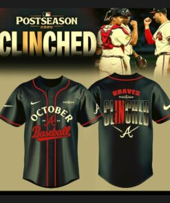 atlanta braves classic navy postseason 2026 3d baseball jersey 1