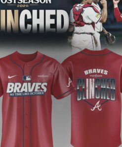atlanta braves postseason 2026 clinched october baseball jersey 1