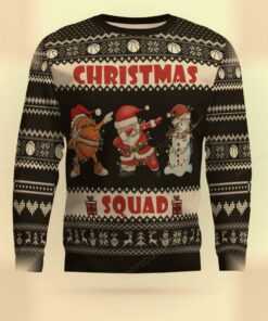 basketball christmas squad holiday ugly christmas sweater 1
