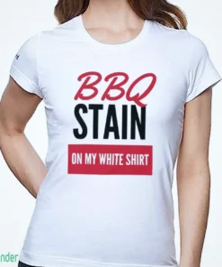 bbq stain on my white shirt 1