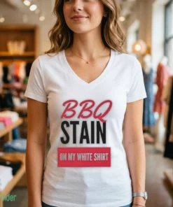 bbq stain on my white shirt 2
