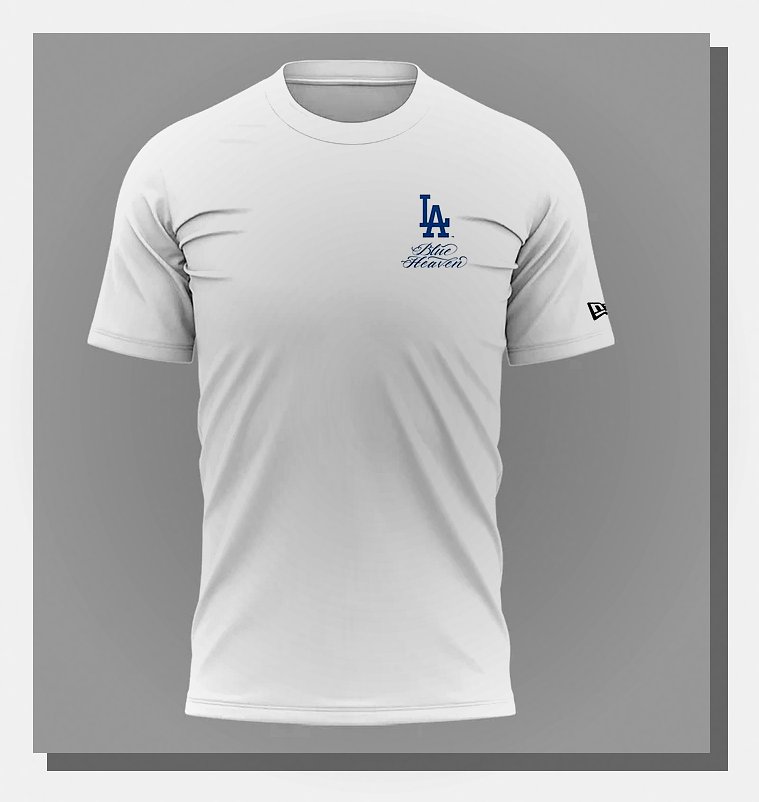 Born X Raised X Los Angeles Dodgers Forever Blue Streetwear 3D T-Shirt - Design Preview