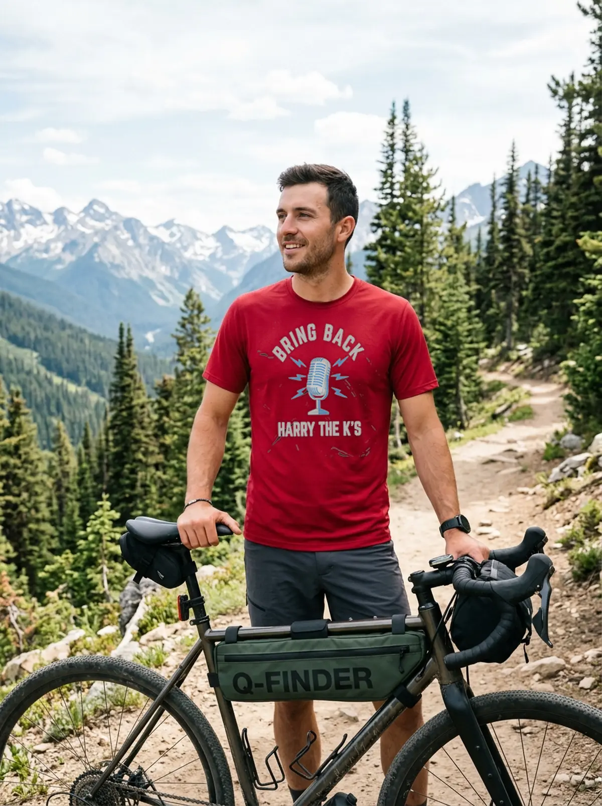 bring back harry the k s red tshirt gravel bike bring back harry the k s red tshirt gravel bike