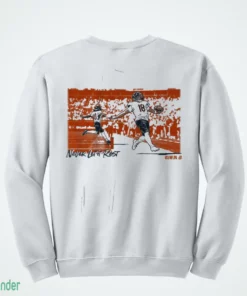 caleb williams luther burden iii never let it rest graphic t shirt 4