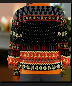 camp crystal lake jason voorhees retro slasher ugly christmas sweatshirt 3