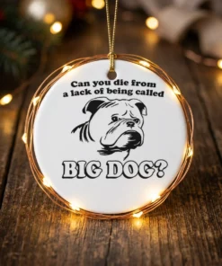 can you die from a lack of being called big dog ornament