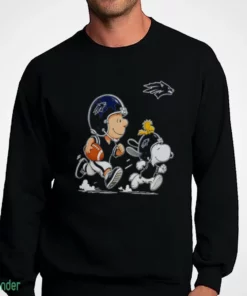 charlie brown woodstock and snoopy wearing nevada wolf pack football 2026 sweatshirt 1