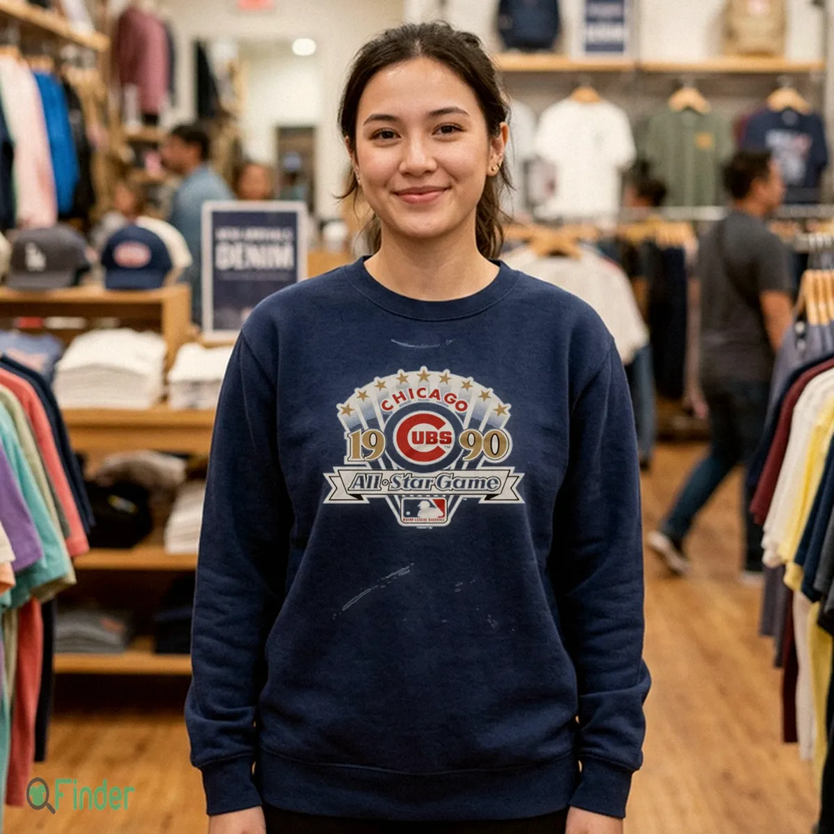 Chicago Cubs Homage 1990 All Star Game Royal T-Shirt - Design Preview