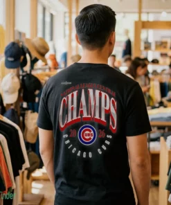 chicago cubs mlb 2026 postseason al central division champi tshirt black male back