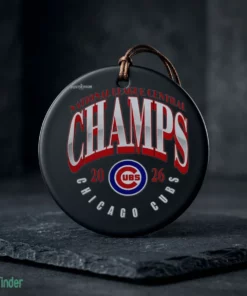 chicago cubs mlb 2026 postseason al central division champions lo ceramic ornament