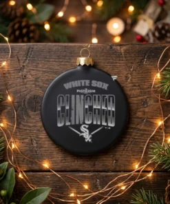 chicago white sox 2026 mlb postseason locker room black ornament