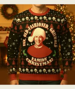 clark griswold christmas vacation old fashioned griswold ugly christmas sweatshirt 1