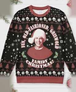 clark griswold christmas vacation old fashioned griswold ugly christmas sweatshirt 2