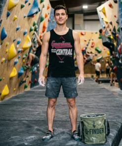 cleveland guardians 2026 al central division champions ru black tanktop bouldering gym