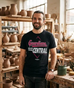 cleveland guardians 2026 al central division champions run black tshirt pottery studio
