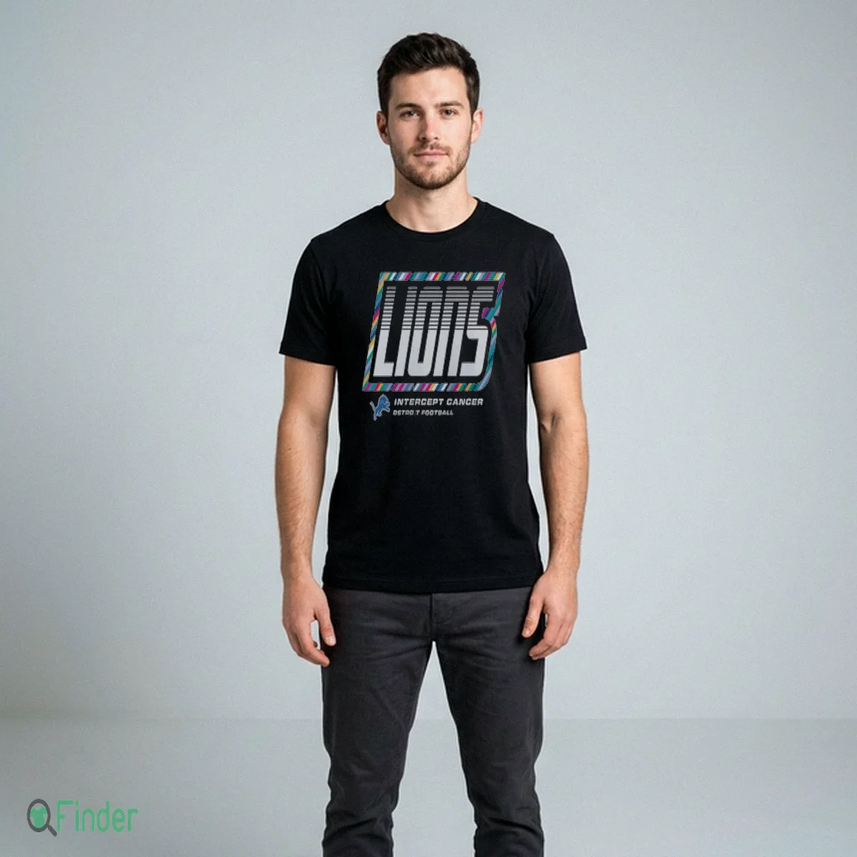 Detroit Lions 2026 Crucial Catch Intercept Cancer Football Fan Game Day Shirt - Design Preview