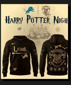 detroit lions harry potter night hogwarts edition 2026 3d hoodie 1