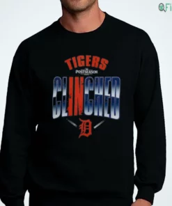 detroit tigers 2026 mlb clinched postseason al central divisio sweatshirt