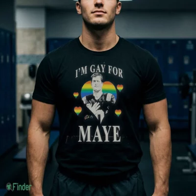 drake maye i m gay for maye shirt 1