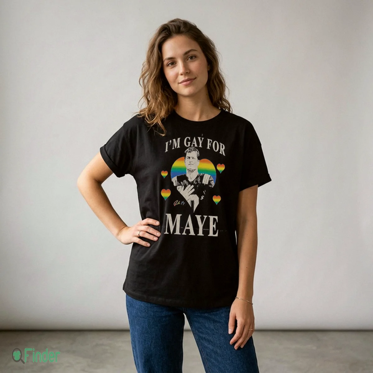 Drake Maye I'M Gay For Maye Shirt - Design Preview