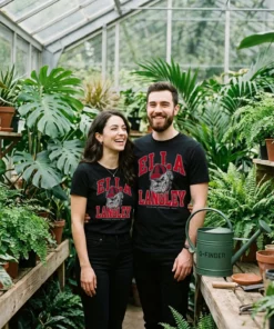 ella langley 2026 bulldog mascot baseball akins ford arena black tshirt greenhouse couple