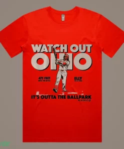 elly de la cruz watch out ohio graphic t shirt 1