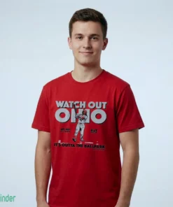 elly de la cruz watch out ohio graphic t shirt 2