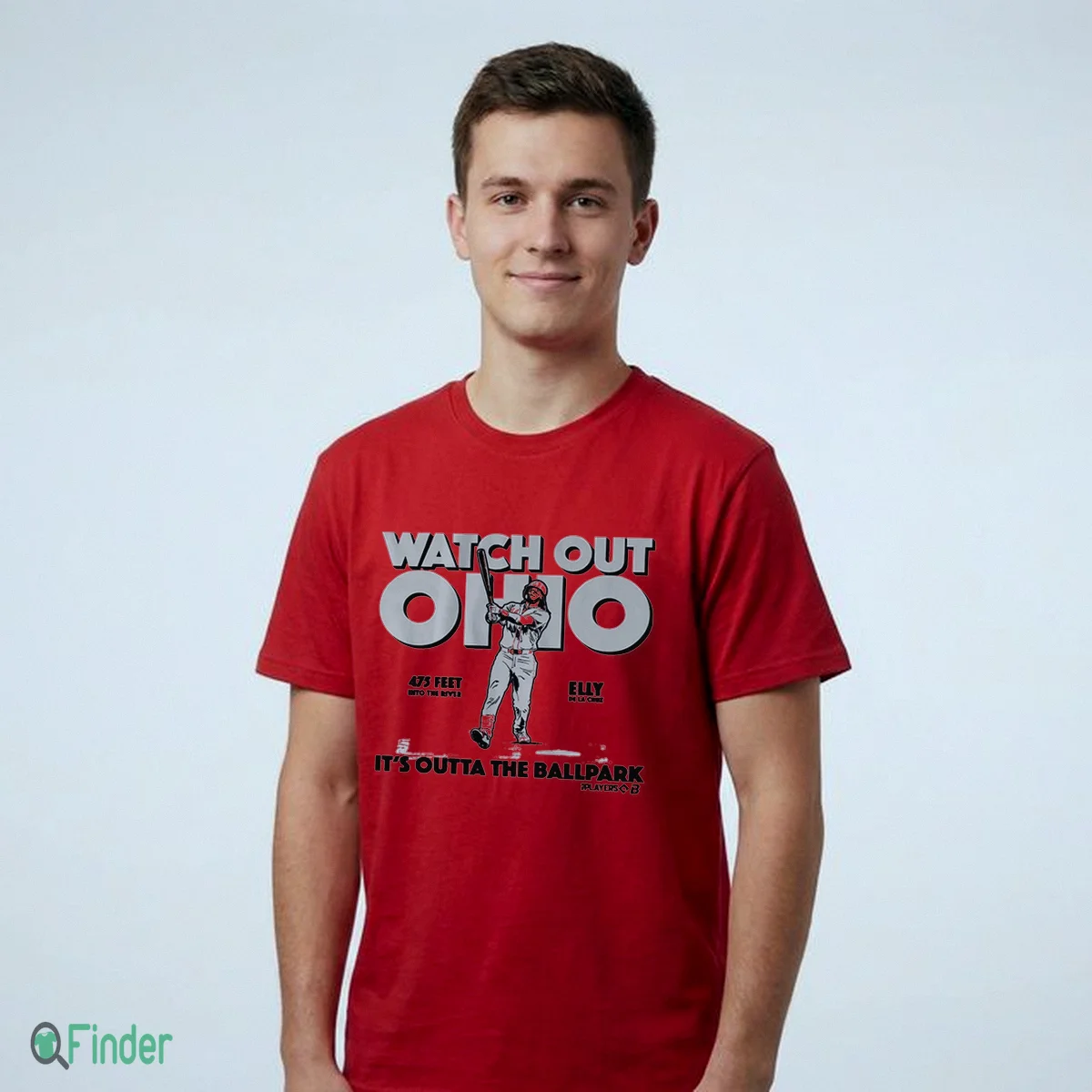 Elly De La Cruz Watch Out Ohio Graphic T-Shirt - Design Preview