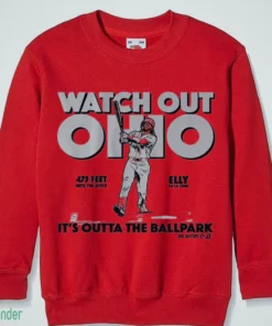 elly de la cruz watch out ohio graphic t shirt 3