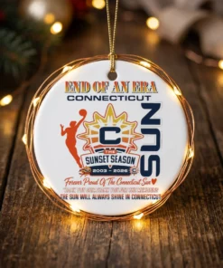 end of an era connecticut the sunset season 2003 2026 ornament