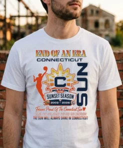 end of an era connecticut the sunset season 2003 2026 tshirt white male3