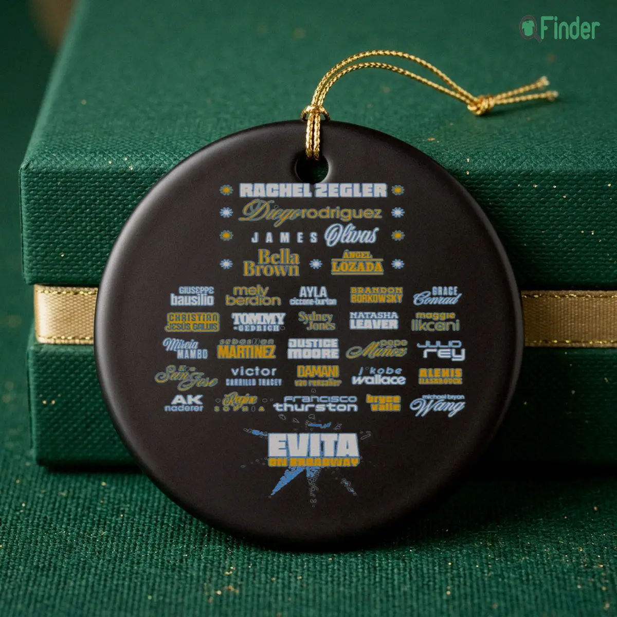 evita on broadway rachel zegler ornament evita on broadway rachel zegler ornament