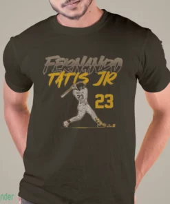 fernando tatis jr slugger swing number t shirt 1