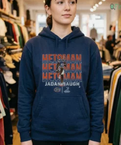 florida football jadan baugh heisman hopeful name pose mock hoodie navy