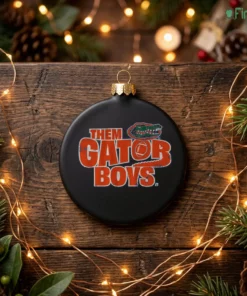 florida football them gator boys black ornament