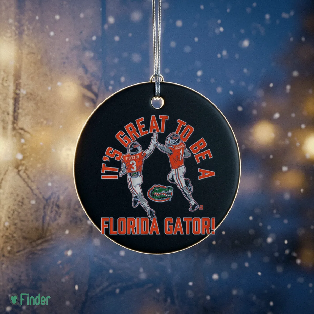 florida football vernell brown iii bailey stockton high five ornament florida football vernell brown iii bailey stockton high five ornament