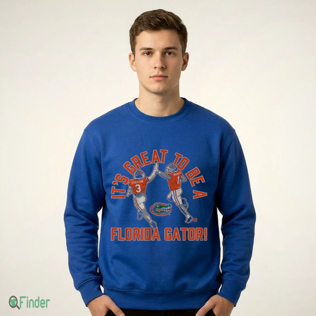 Florida Football Vernell Brown III & Bailey Stockton High Five T-Shirt - Design Preview