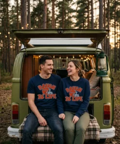 florida gators jadan baugh is life blue tshirt campervan tailgate couple