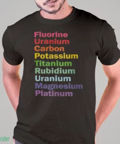 fluorine uranium carbon potassium titanium rubidium uranium magnesium shirt 1