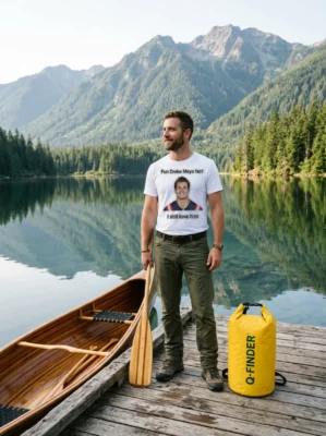 fun drake maye fact i love him patriots white tshirt canoe lake
