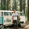 godzilla minus zero night los angeles dodgers logo white tshirt campervan