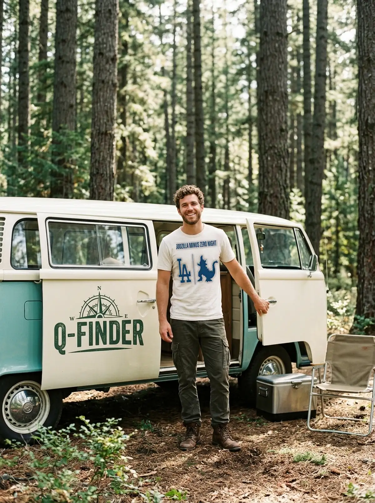 godzilla minus zero night los angeles dodgers logo white tshirt campervan godzilla minus zero night los angeles dodgers logo white tshirt campervan