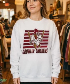 growlin chickens northwest arkansas naturals minor leagu sweatshirt white female 1