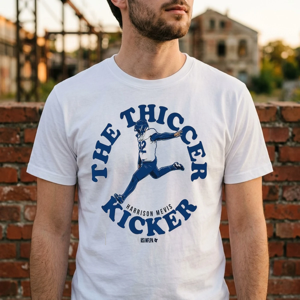 harrison mevis the thiccer kicker tshirt white male3 harrison mevis the thiccer kicker tshirt white male3