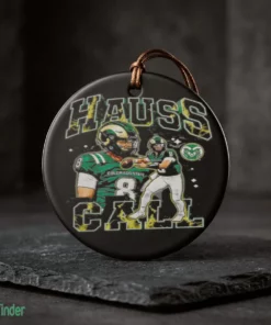 hauss hejny colorado state football ceramic ornament